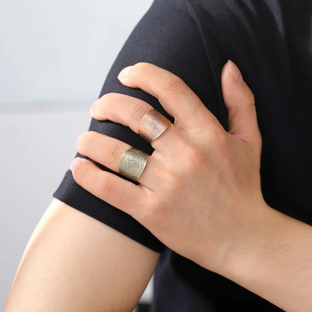 Bague de Protection – Sceau des 7 Archanges LUNASTRAL