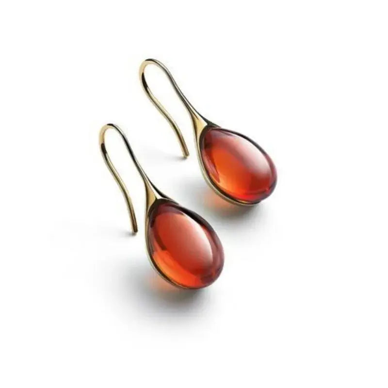 Boucles d’oreilles en cristal et pierre naturelle LUNASTRAL