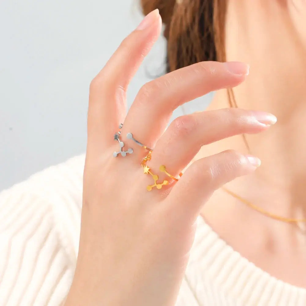 Bague Zodiaque 12 Constellations - Or LUNASTRAL
