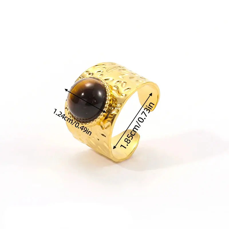 Bague Boho Plaqué Or LUNASTRAL
