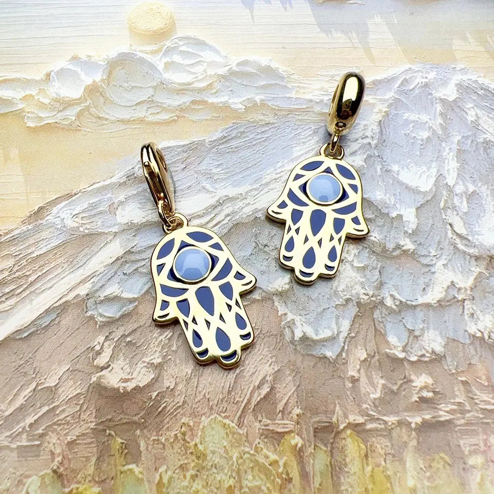 La Main de Fatima - Pendentif Argent Or LUNASTRAL