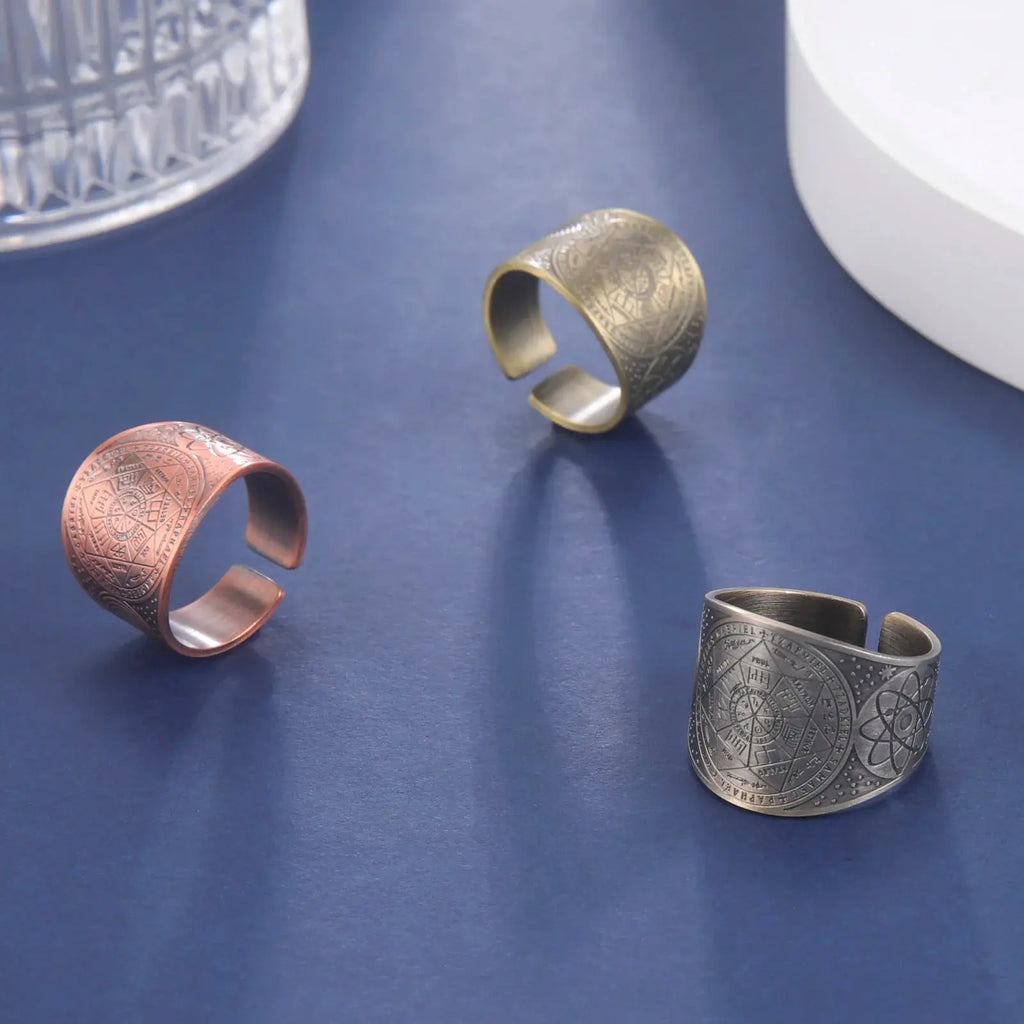 Bague de Protection – Sceau des 7 Archanges LUNASTRAL