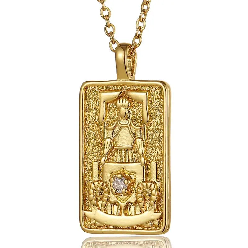 Collier Tarot Or – Porte-Bonheur LUNASTRAL