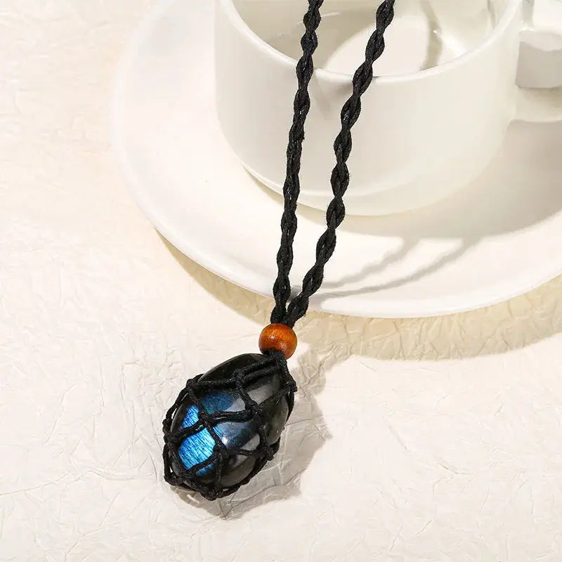 Pendule en Labradorite Naturelle LUNASTRAL