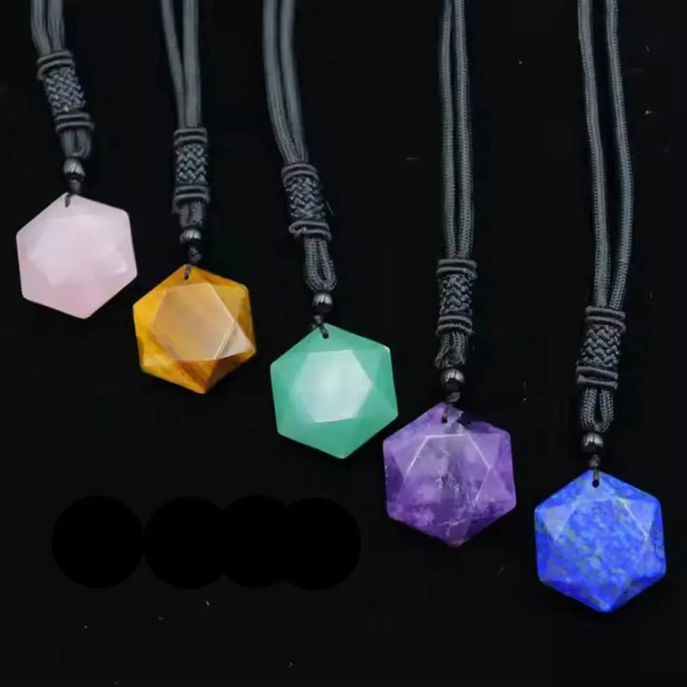 Collier Énergétique Hexagramme LUNASTRAL