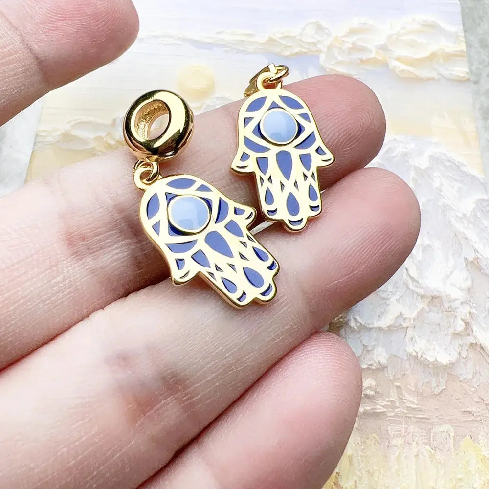 La Main de Fatima - Pendentif Argent Or LUNASTRAL